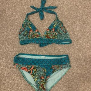 Prana multi color bikini. Size small